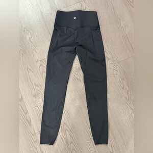 lululemon athletica Black High-Rise Leggings with Side Pockets